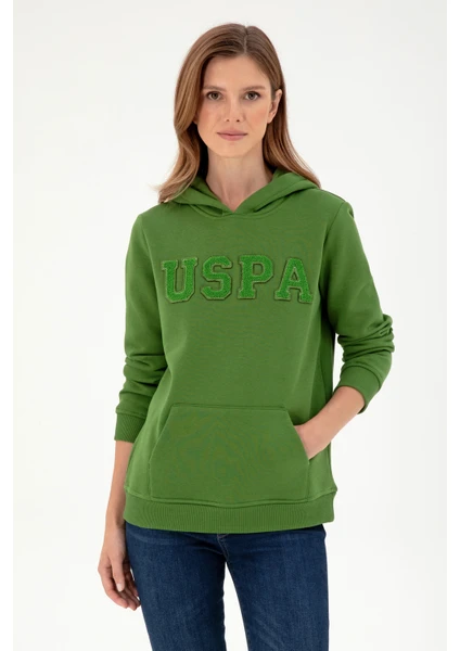 U.S. Polo Assn. Kadın Yeşil Sweatshirt 50296931-VR054