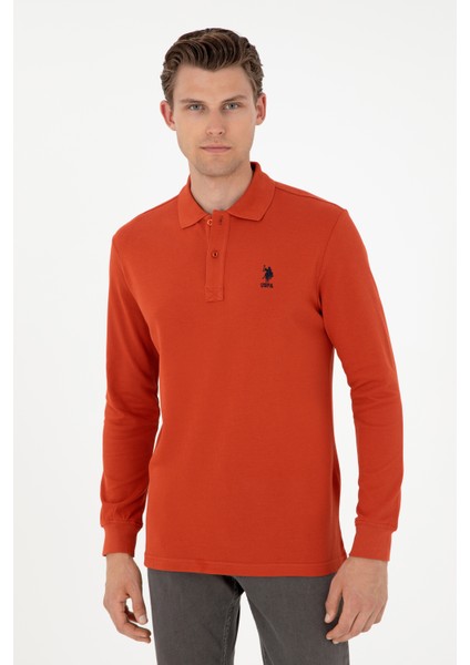 U.S. Polo Assn. Erkek Kiremit Sweatshirt 50297904-VR031