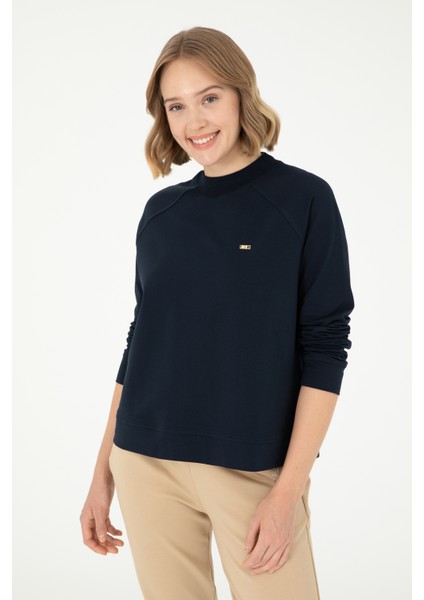 U.S. Polo Assn. Kadın Lacivert Sweatshirt 50296903-VR033