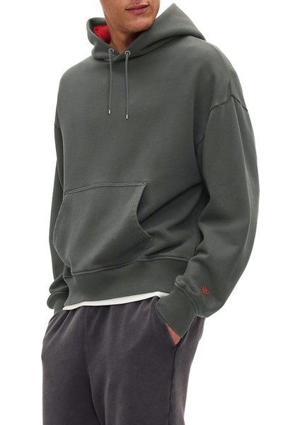 Basic Kapşonlu Sweatshirt