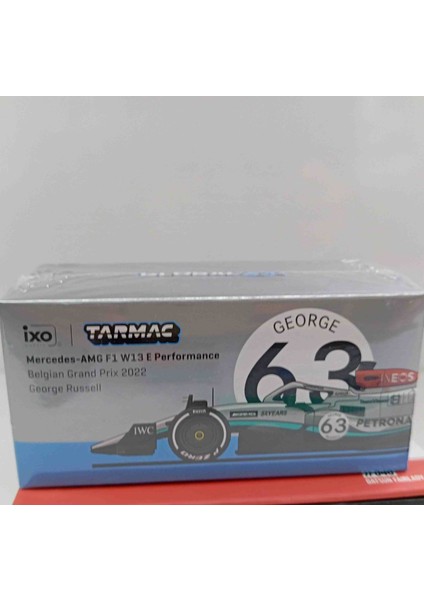 1:64 Mercedes Amg F1 W13 Prf. Belgian Grand Prix 2022 (8cm) George Russel fırsatları
