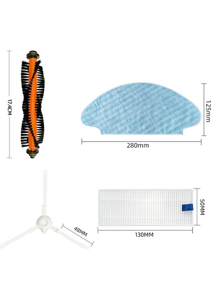 Tefal Explorer Serie 20 RG6825 RG6871 RG6875 Temizleyici Yedek Parça Için (Yurt Dışından)