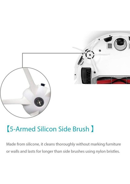 Xiaomi Roborock Için Hepa Filtre Yıkanabilir Yan Fırça Paspas Bezleri (Yurt Dışından) modelleri