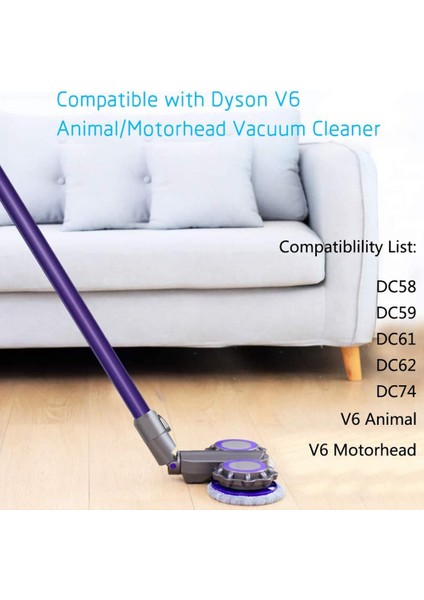 Dyson Elektrikli Süpürge V6 Animal/v6 Model A Için Paspas Başlığı (Yurt Dışından)