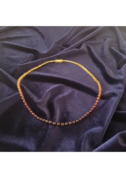 Kehribar Kolye Dereceli Küre Kesim Karışık Renkli Sertifikalı fırsatları