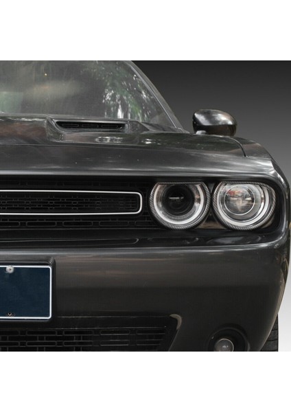 Dodge Challenger 15-21 Ön Far Trim Kapağı (Karbon Fiber) (Yurt Dışından)