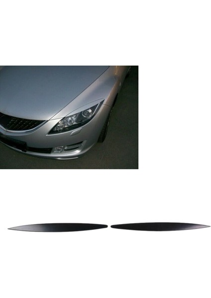2 Adet Kaş Farlar Mazda 6 Gh/atenza 08-12 Için Kirpik Kapakları (Yurt Dışından) indirimleri