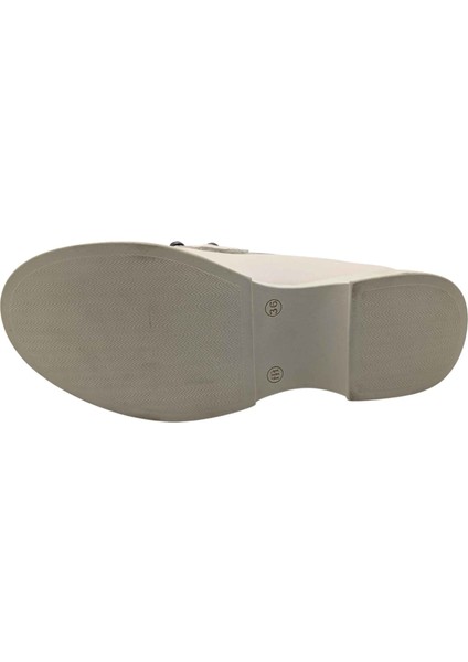 Miraviva Kadın Suni Deri Loafer Ayakkabı - Miraviva - Krem - 40 modelleri