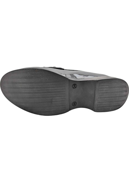 Miraviva Kadın Suni Deri Loafer Ayakkabı - Miraviva - Siyah-Rugan - 36 modelleri