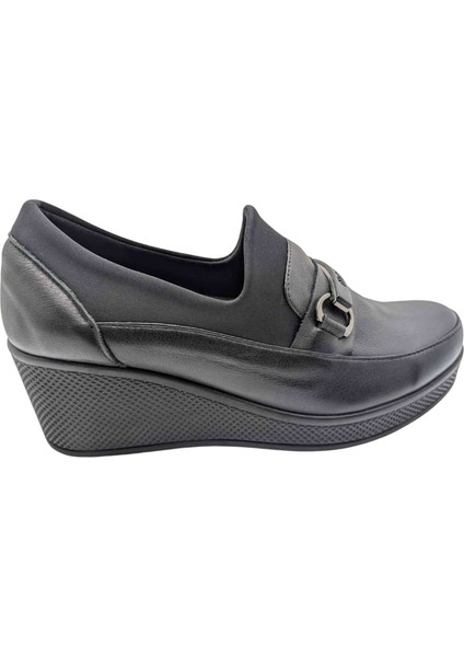 Arya Adorawalk Kadın Dolgu Topuklu Ayakkabı - Adorawalk - Siyah - 37