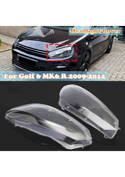 Far Kabuğu Şeffaf Abajur-Vw Golf 6 Mk6 R 2009-2012 (Yurt Dışından) fiyatları