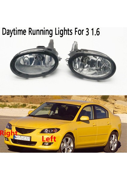 Mazda 3 1.6 Için Sol Ön Tampon Sis Farları Gündüz Farları (Yurt Dışından) fiyatları