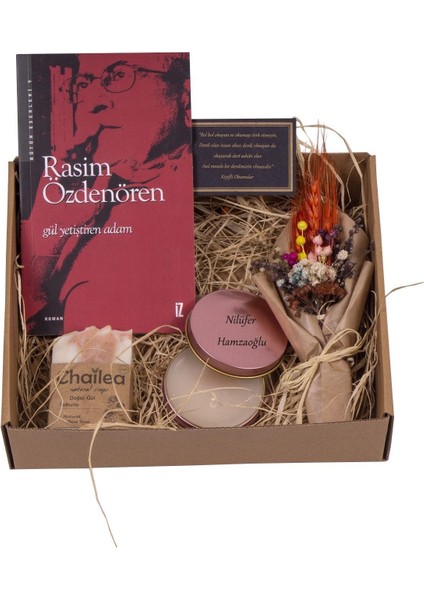 Anneye Özel Gül Yetiştiren Adam Seti - Kişiye Özel Hediye Seti