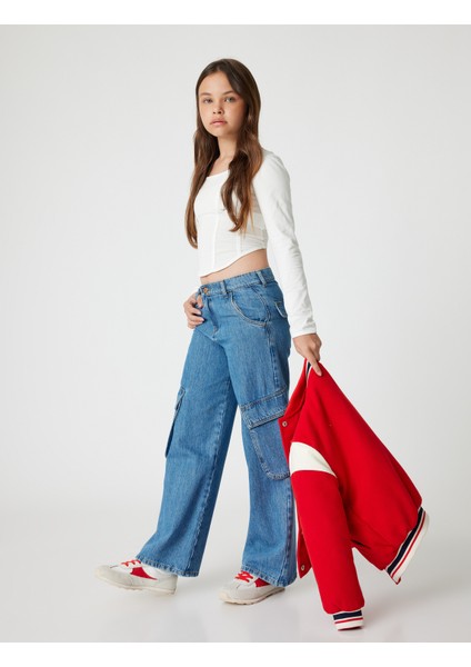 Kargo Kot Pantolon Cepli Pamuklu