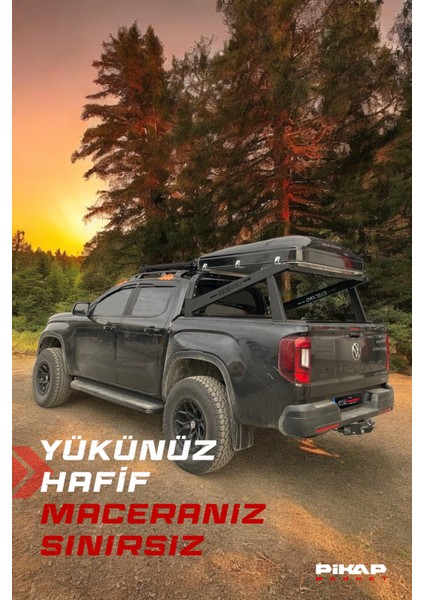 Toyota Hilux Uyumlu Çadır Taşıyıcı Rollbar