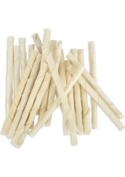 Twist Dog Sticks Xl 418 gr Kalın Köpek Burgu Çiğneme Burgu Ödül Çubuğu, 3 Adet 3lü Beef Stick