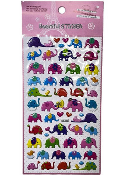 Sticker Seti Kabartmalı
