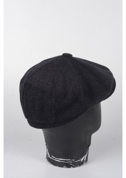 Kışlık 8 Parca Hakiki Yün Balık Sırtı Peaky Blinders Model Erkek Kasket Şapka fırsatları