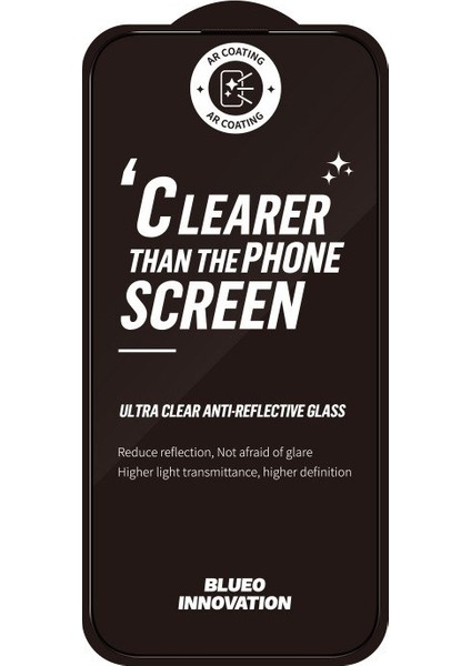 iPhone 16 Plus & 15 Plus Ultra Clear Anti-Reflective Uygulama Aparatlı HD Cam Ekran Koruyucu