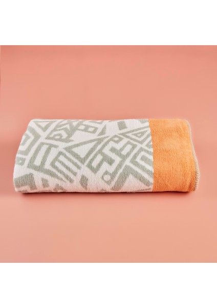 Rebel Pamuklu Çift Kişilik Battaniye Mint (180x220 cm)