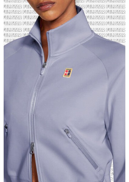 Court Heritage Full Zip Kadın Tenis Ceketi Lila