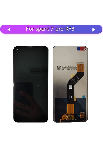 Always Teknoloji Tecno Spark 7 Pro Kf8 LCD Ekran Dokunmatik