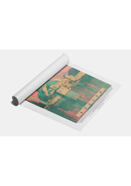 Osmanlı Cami Tablo, Eski Türk Müslüman Motif Poster fiyatları