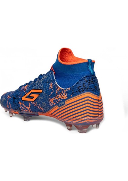 Erkek F50 Krampon Mavi Turuncu modelleri