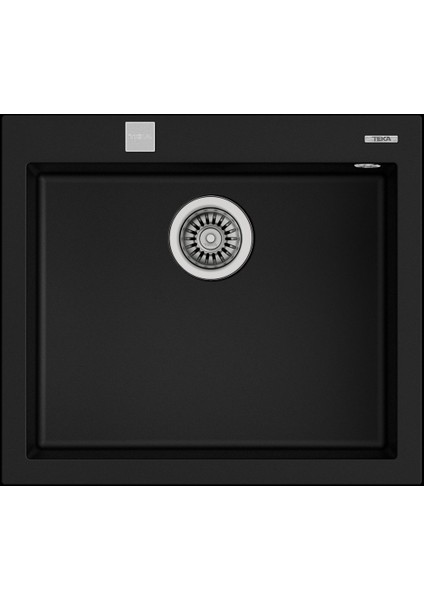 Siyah Forsquare 50.40 Tg Tek Gözlü Damlalıksız Granit Eviye (TEKA.115230005)