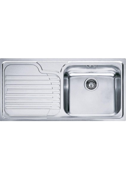 Inox Galassia Gax 611 Tek Gözlü Sol Damlalıklı Eviye (101.0656.176)