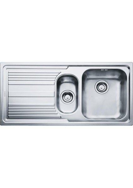 Inox Mikro Keten Dokulu Logica Line Lll 651 1,5 Gözlü Sol Damlalıklı Eviye (101.0656.162)