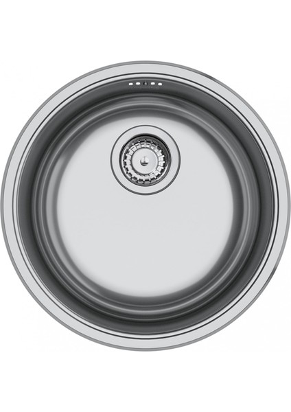 Inox Rondo Rox 610/110-38 Tek Gözlü Damlalıksız Eviye (101.0692.523)
