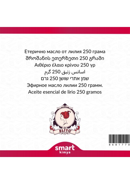 Zambak Uçucu Yağı Lilium Candium 250 gr fiyatları