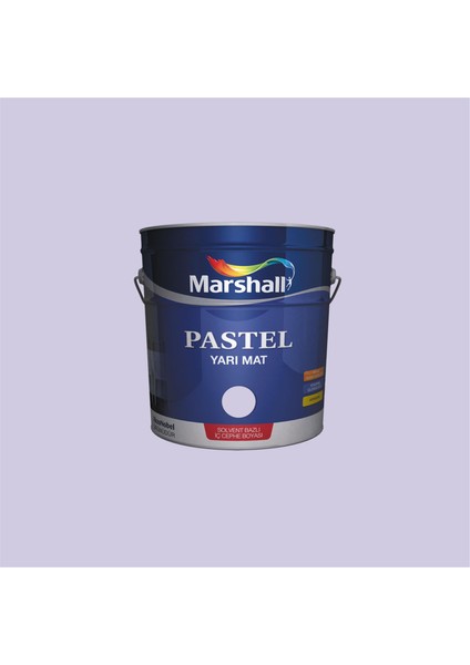 Lila 2,5 Litre Pastel Yarı Mat Solvent Bazlı Iç Cephe Boyası (MARSHALL.5599000)