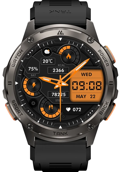 Tank T3 Watch Akıllı Saat (KVK Teknik Servis Garantili)