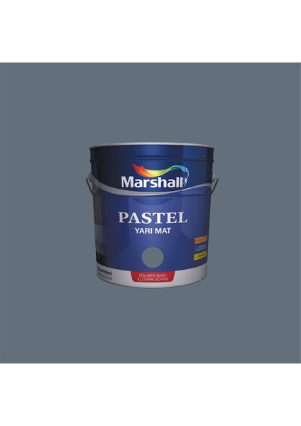 Füme 2,5 Litre Pastel Yarı Mat Solvent Bazlı Iç Cephe Boyası (MARSHALL.5598996)