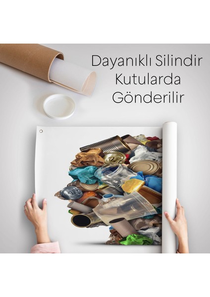 Çöp Adam Farkındalık Duvar ÖRTÜSÜ-HALISI-5881