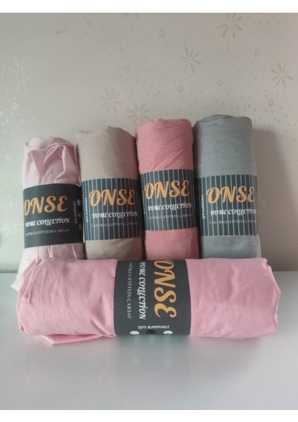 Onse Home Collection Pamuklu Lastikli Tek Kişilik Çarşaf Yastık Kılıfı