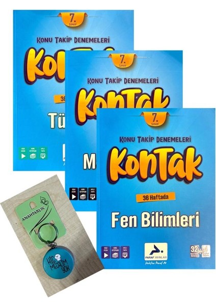 7.sınıf Kontak Serisi 3'lü Haftalık Deneme