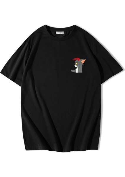 Unisex Oversize Tom And Jerry T-Shirt