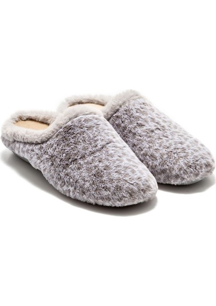 Leopar Kadın Ev Terliği Gri 36/41 CC0151B