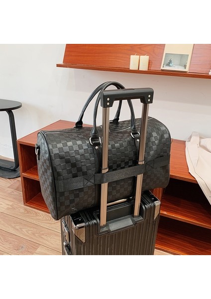 Kısa Mesafeli Iş Gezisi Hafif Depolama Seyahat Çantası Moda Pu Su Geçirmez Katlanır Seyahat Çantası Büyük Kapasiteli (Yurt Dışından) indirimleri