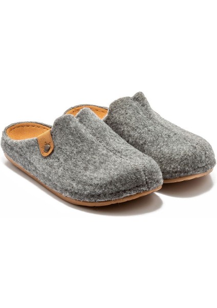 Teina Kadın,Garson Boy Ev Terliği Füme 36/40 AA0212