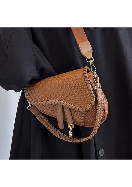 Küçük Çanta Dokuma Çanta Omuz Çantası Hafif Lüks Crossbody Çanta (Yurt Dışından) fırsatları