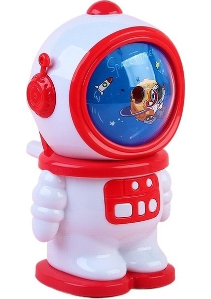 Karikatür Astronot Kalemtıraş Çocuk Kalemtıraş Robotu Otomatik Olarak Kurşun Ilkokul Öğrencilerini Elle Krank Kalemtıraşla Besler (Yurt Dışından)