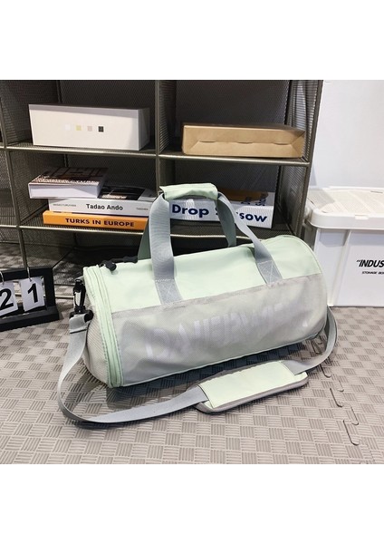 Islak ve Kuru Ayırma Spor Çantası Kadın Moda Omuzdan Askili Çanta Kova Çantası Kısa Mesafe Seyahat Çantası Yüzme Çantası Spor Eğitim Çantası (Yurt Dışından) fırsatları