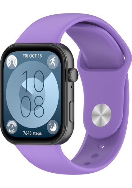 Huawei Watch Fit3 Için Ters Toka Silikon Kayış (Yurt Dışından)