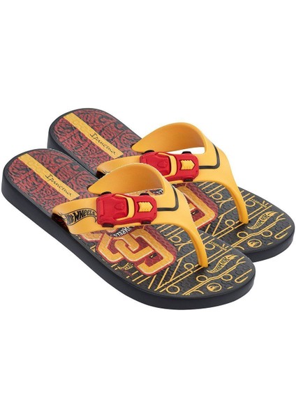 Hot Wheels Çocuk Parmak Arası Terlik Siyah 25/34 K0377-RB