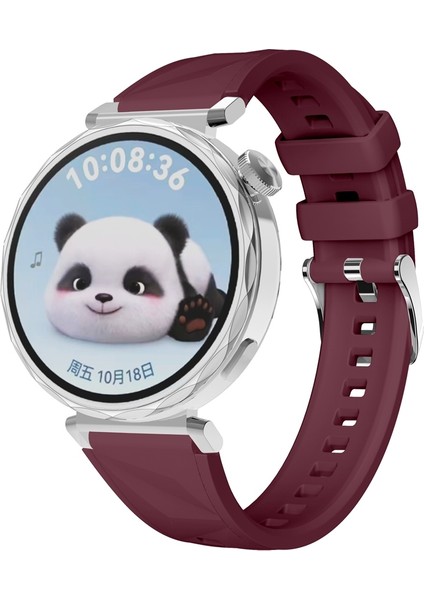 Huawei Watch Gt 5 41MM Için Resmi 18MM Silikon Kayış (Yurt Dışından)