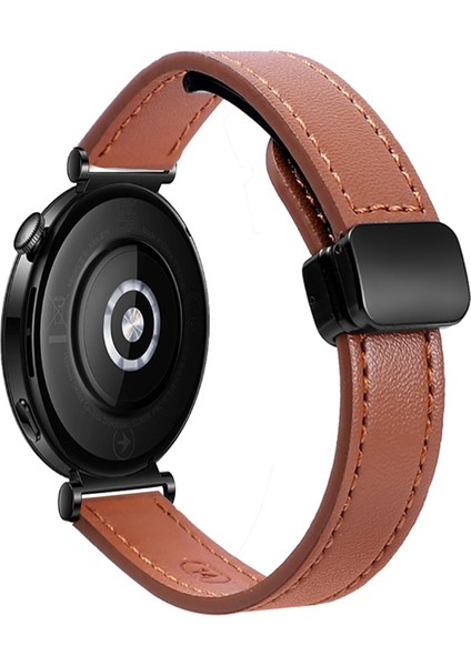 Huawei Watch Gt 4 41MM Için 18MM Deri Watch Band (Yurt Dışından)